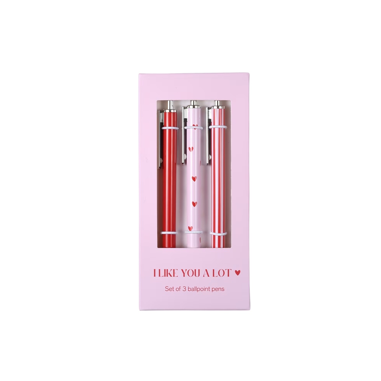 Stiftset Valentine Rosa