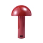 Rechargeable Donna Table Lamp, Burgundy