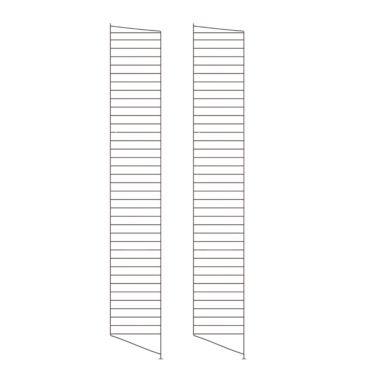 Floor End Panel 200x30 2-pack Dark Brown