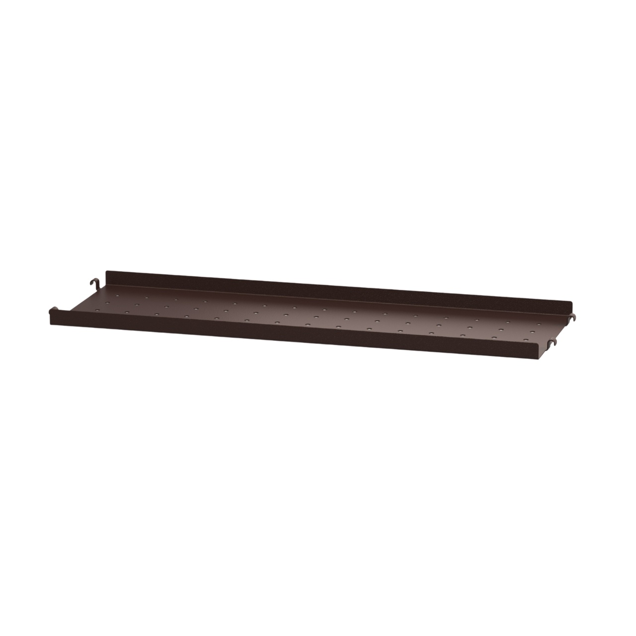 Metallhyllplan Låg 58x20 Mörkbrun