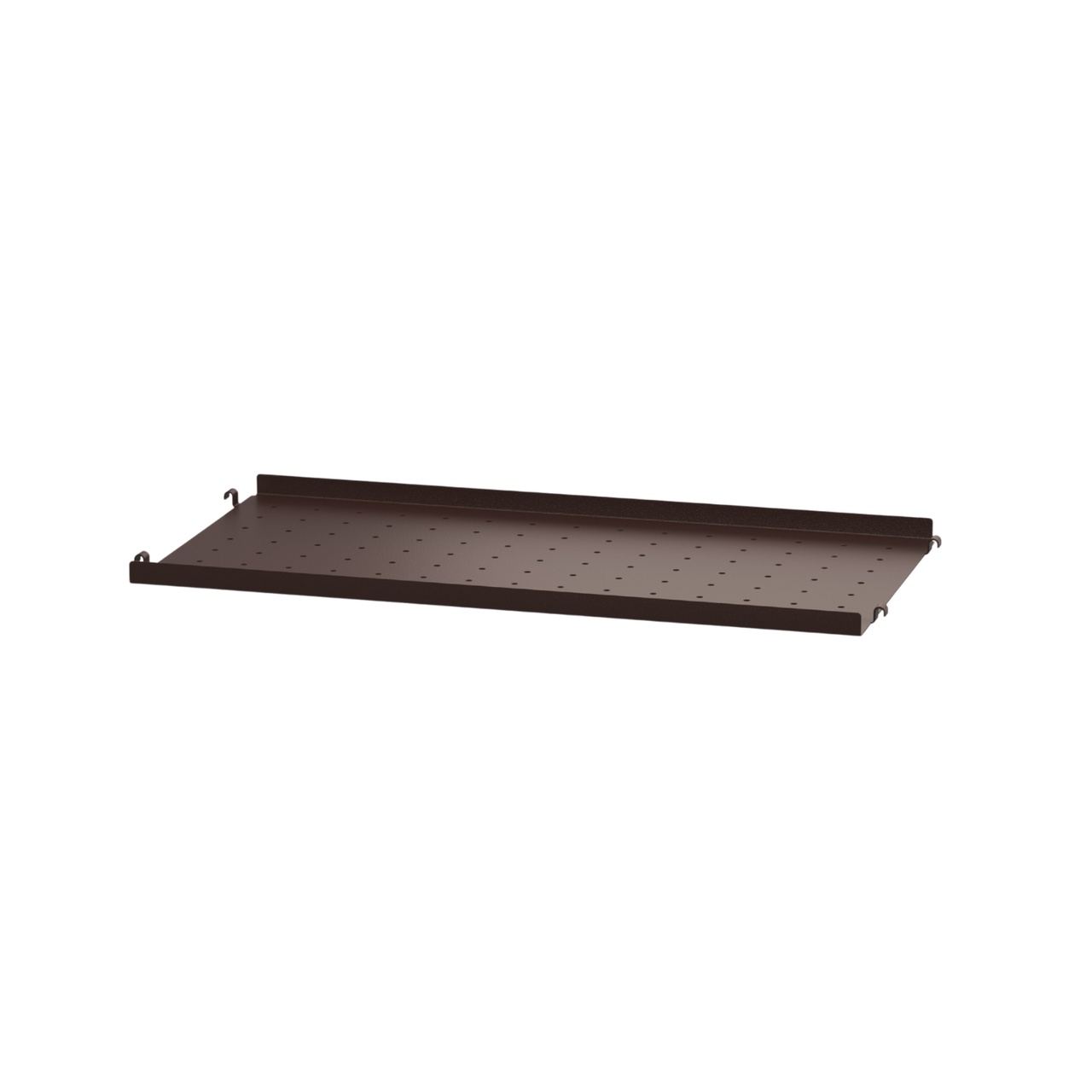 Metallhyllplan Låg 58x30 Mörkbrun