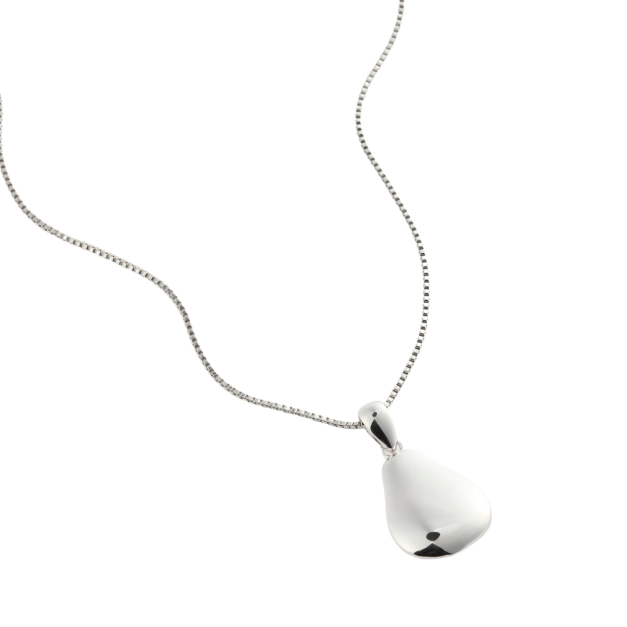 Stay Close Necklace, Silver