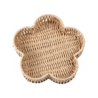 Brotkorb Flower 26 cm natur