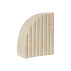 Bokstøtte Travertine Beige