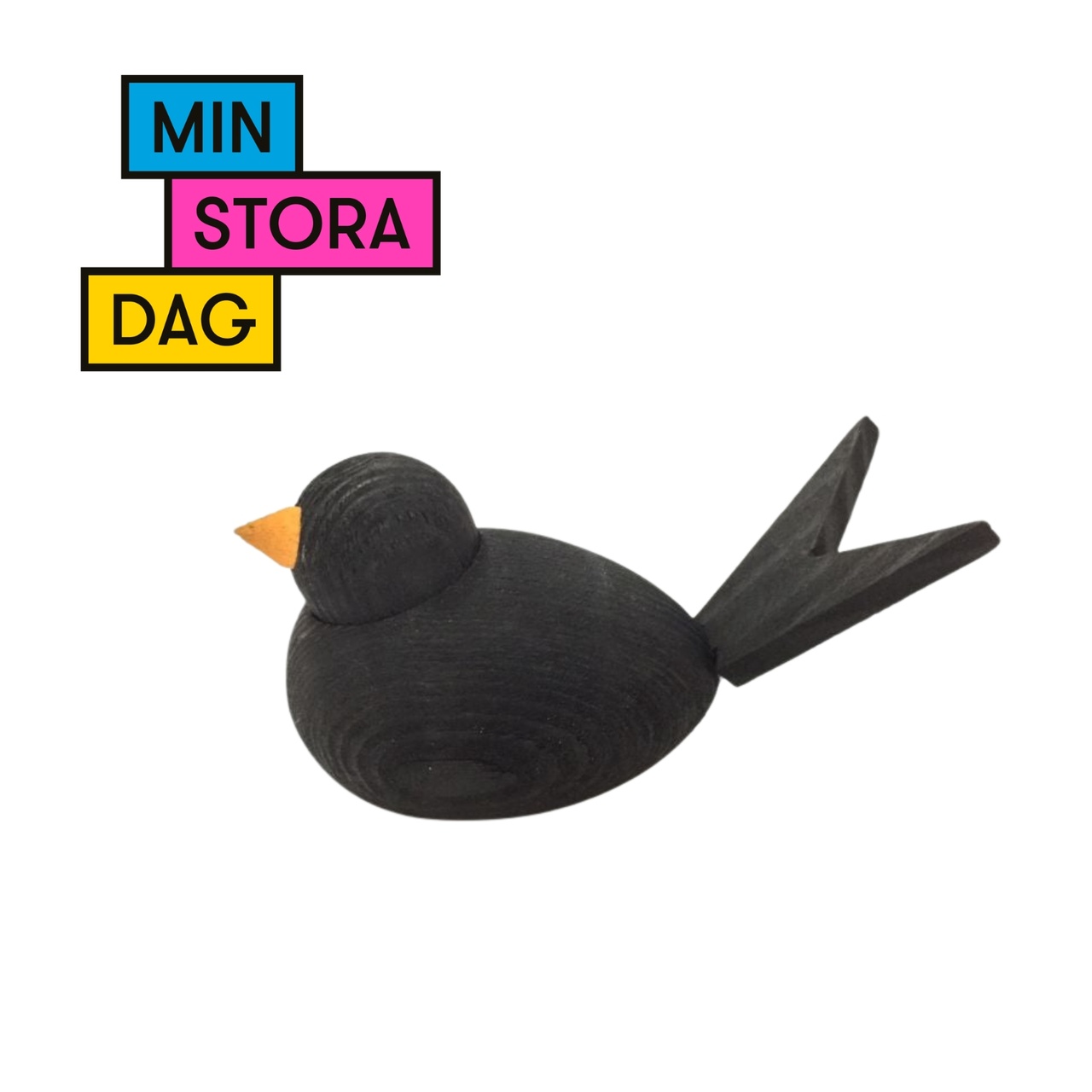 Fugl Tre svart