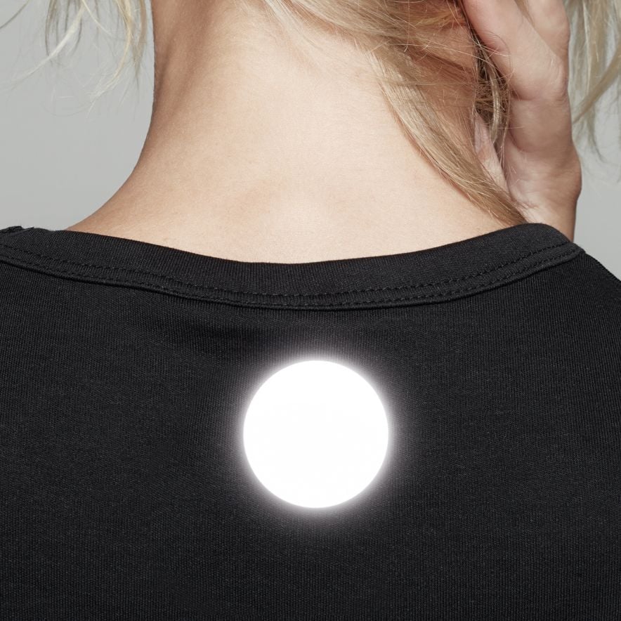 Reflekterande pin stor silver
