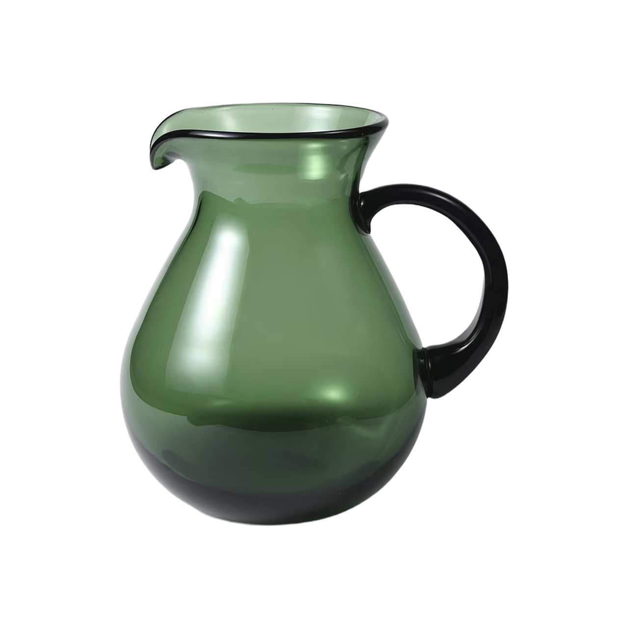 Glass jug Green