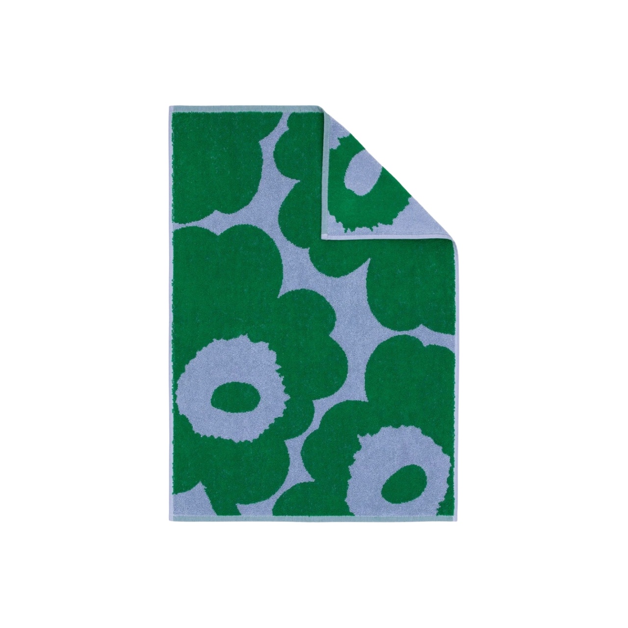 Håndkle Unikko 50x70 cm lyseblå/grønn
