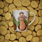 Becher Elsa Beskow 28 cl mit Henkel, Mrs Potato