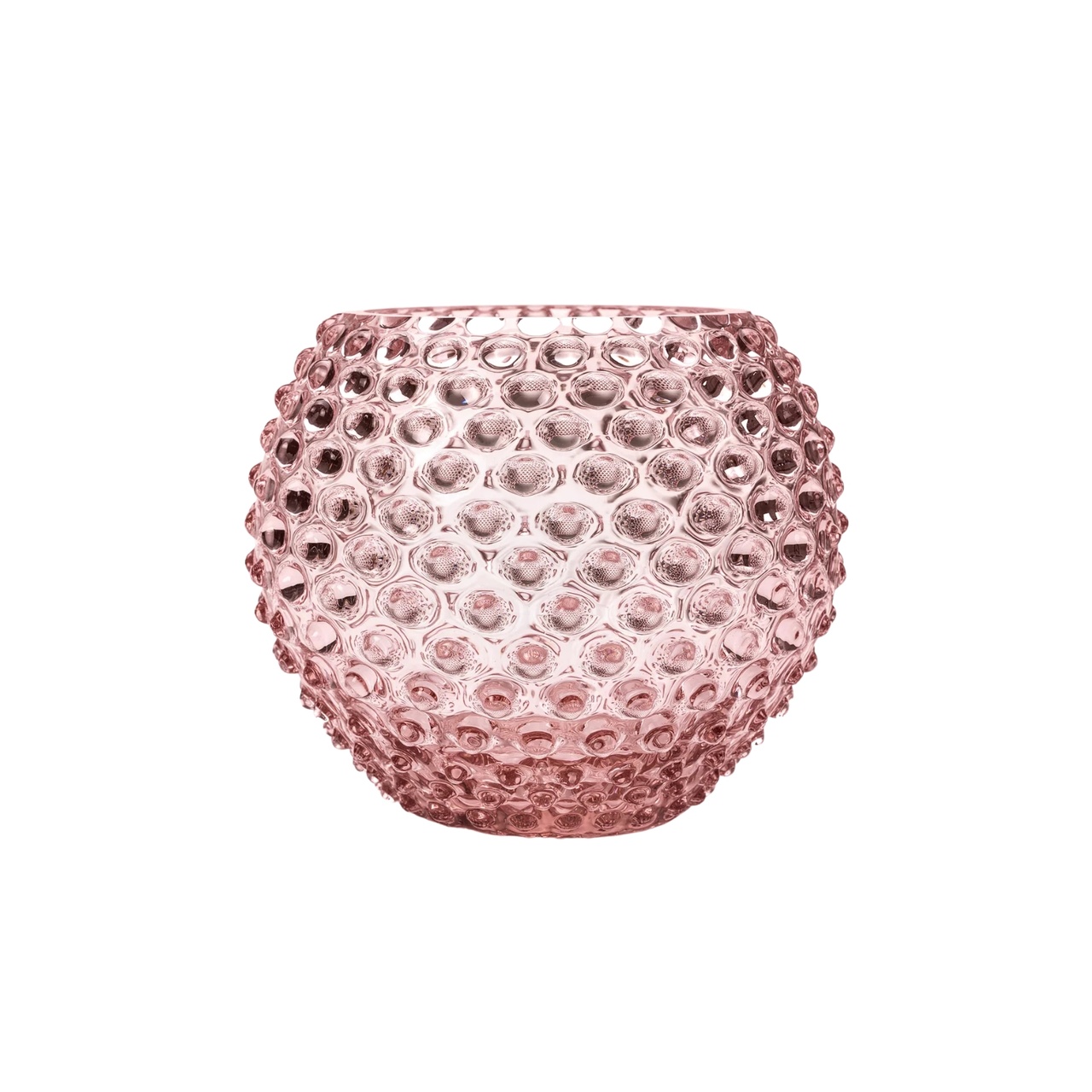 Vase Cara Kristall 18 cm rosa