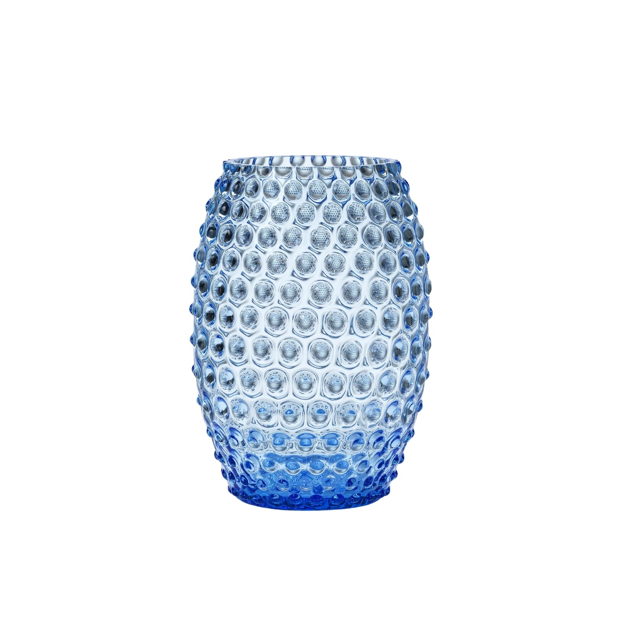 Donna Crystal Vase 21 cm Blue