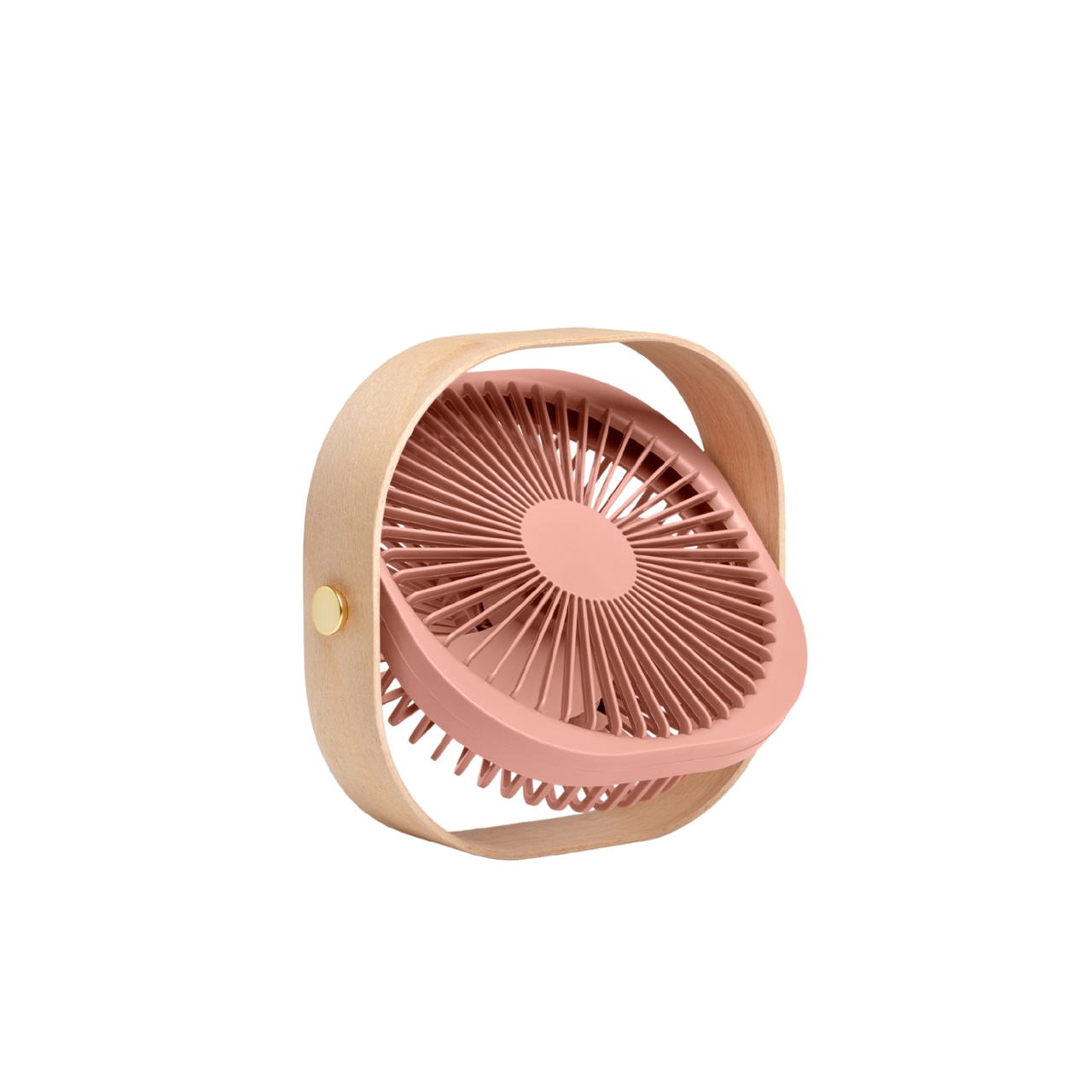 Wireless Table Fan Fantastic Wood Dusty Pink