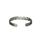 Braid Bracelet in Matte Steel