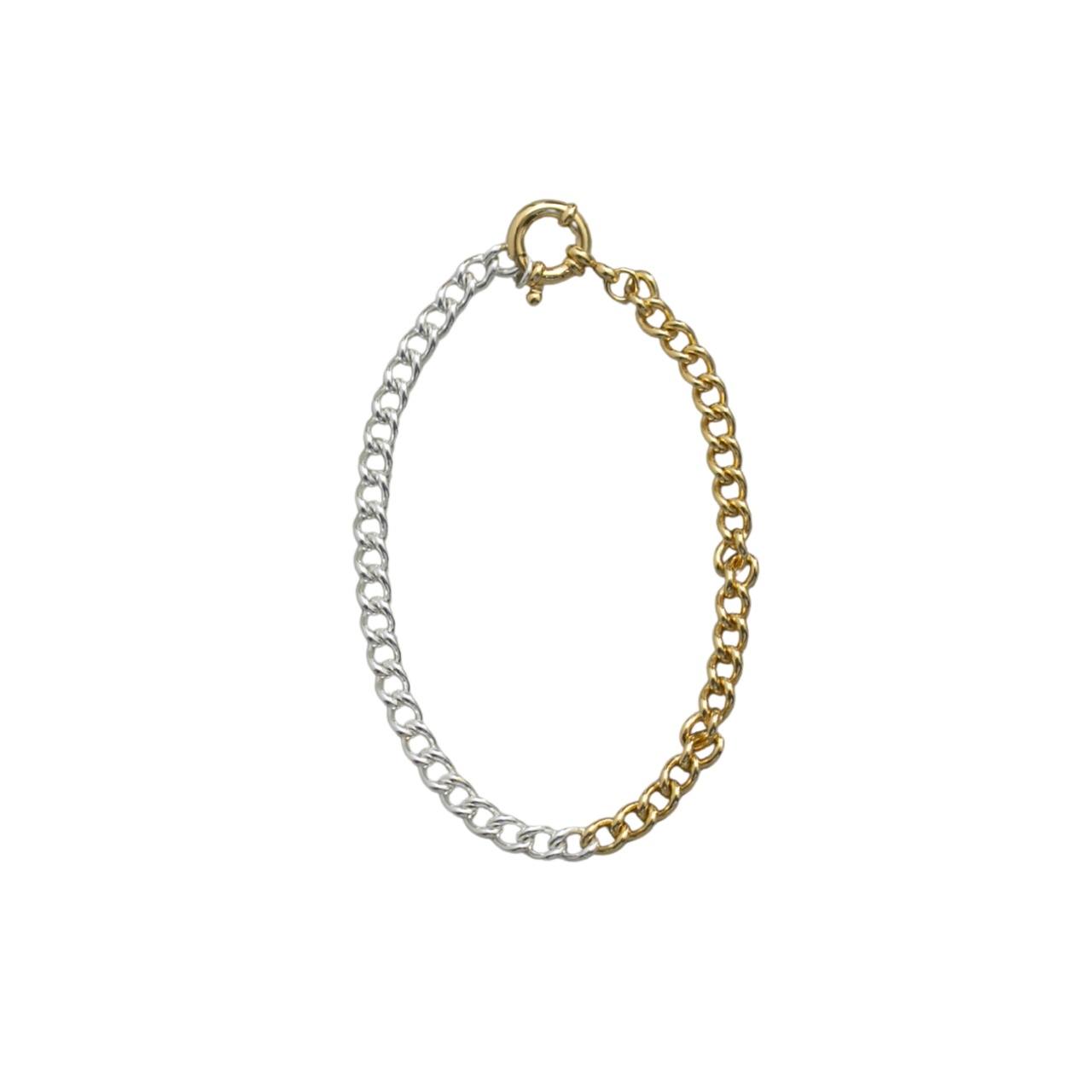 Armband Fusion silver/guld