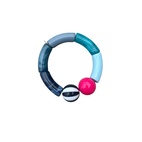 Armband Ark Ester blå/randig 17 cm