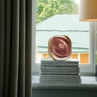 Wireless Table Fan Fantastic Wood Dusty Pink