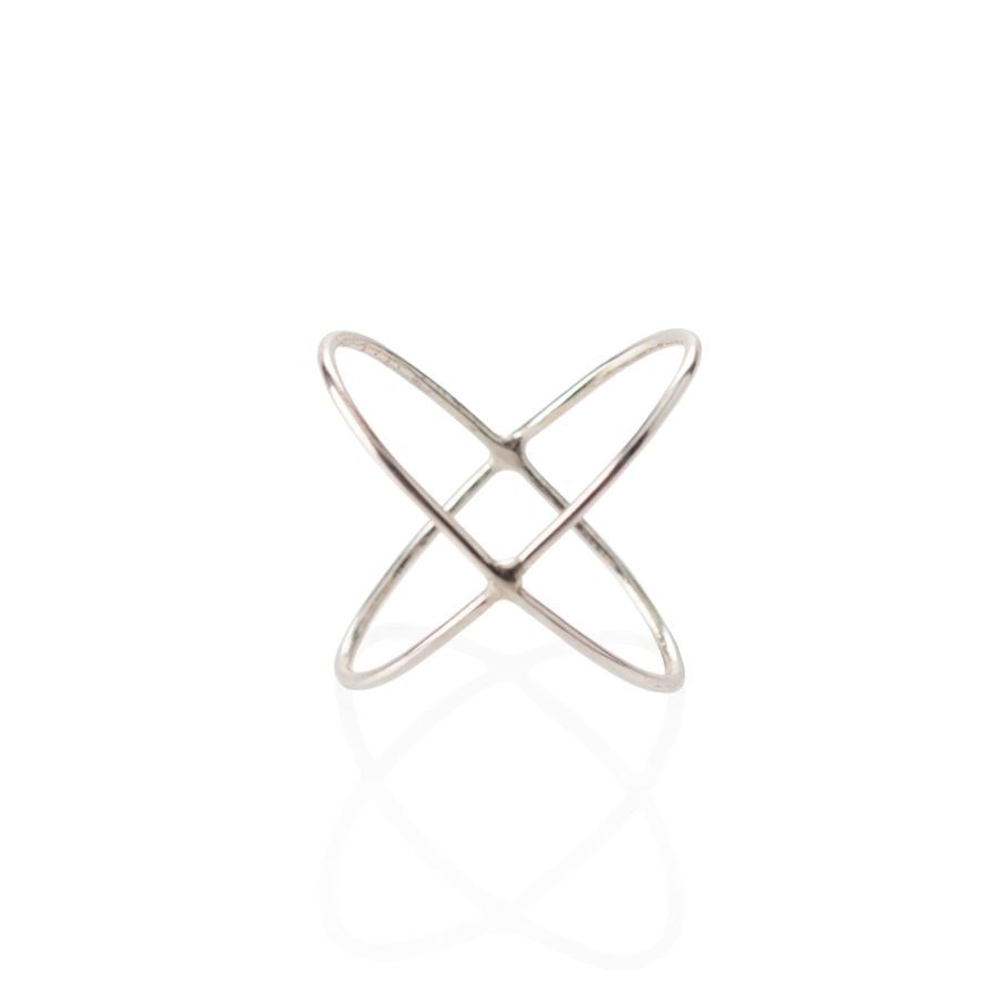 Ring Korsad silver