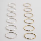 Ring enkel mässing