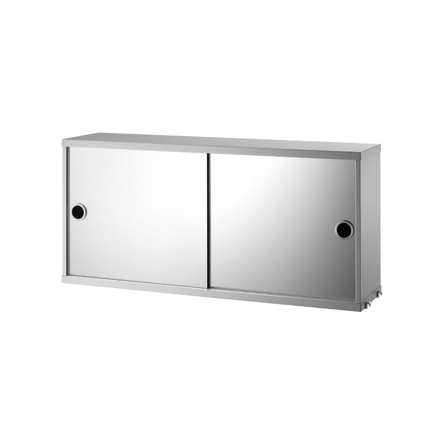 Skåp m spegeldörrar 78x20x37
