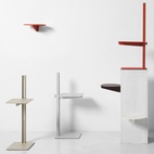 Sidobord Museum Vit