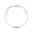 ARMBAND GIVE HOPE tråd/silver Pink