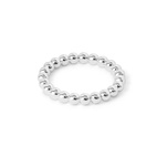 Ring Color Ball st.17 silver