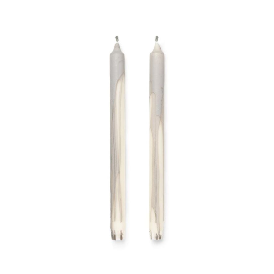 Drip 2-Pack Gray Candles
