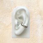 Örhänge earcuff smält större