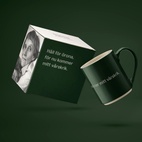 Tasse Astrid „Halt dir die Ohren zu“, grün