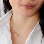 Halsband Santa Monica 42cm Multi Guld