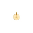 Berlock Mini Letter Guld A