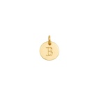 Mini Letter Gold Charm B