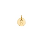Mini Letter Gold E Charm