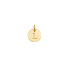 Berlock Mini Letter Guld L