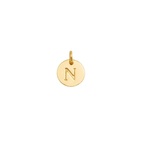 Berlock Mini Letter Guld N