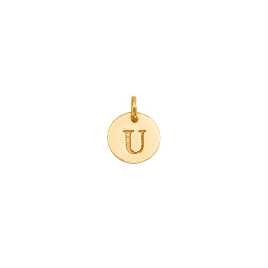 Berlock Mini Letter Guld U