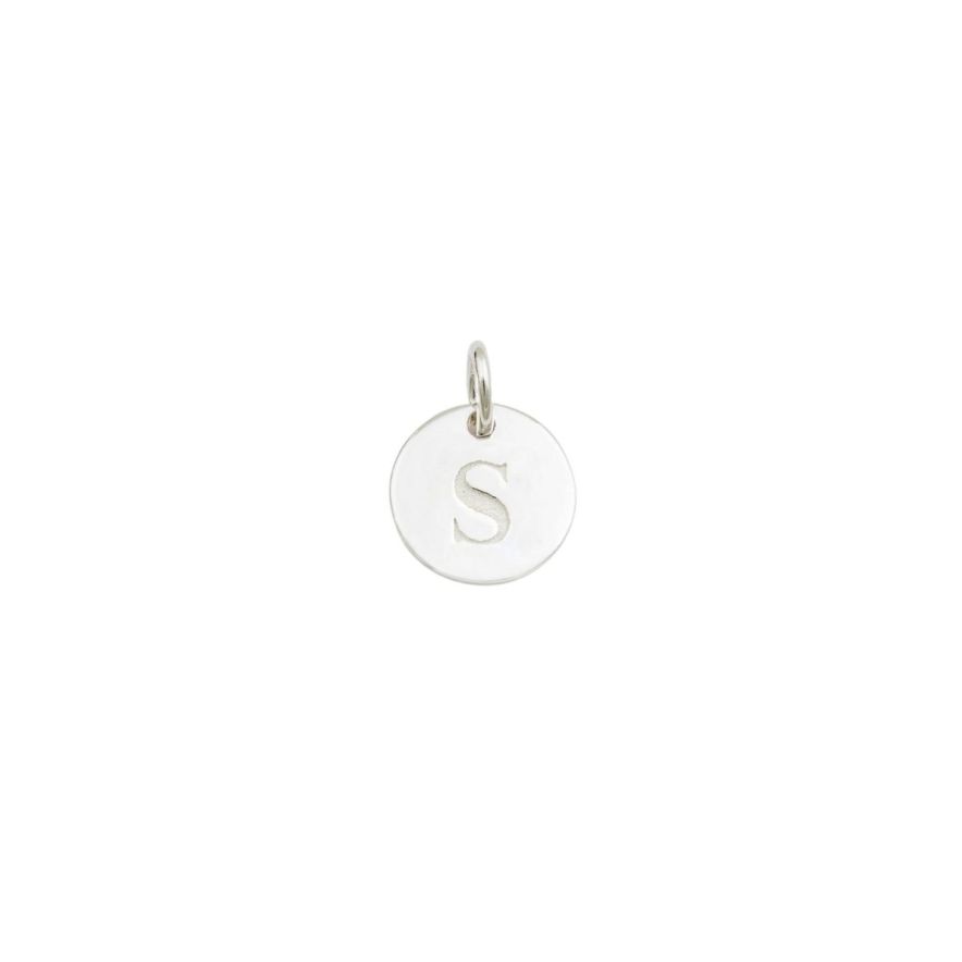 Mini Letter Silver Pendant S