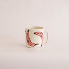 Kaffeetasse 25 ml Banane rosa