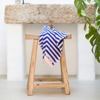 Handtuch Naram 50 x 80 cm blau/rosa