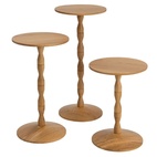 Pedestal Oak Table