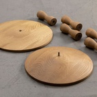 Pedestal Oak Table
