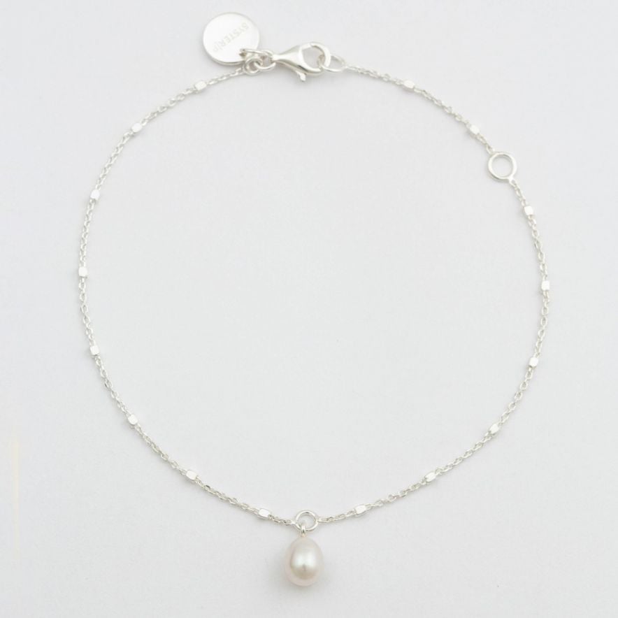 Armband Treasure Single Pearl Silver