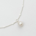 Armband Treasure Single Pearl Silver
