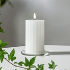 Bloklys 7,5 x 15 cm LED hvid