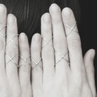 Ring Korsad silver