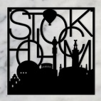 Grytunderlägg Siluett Sthlm