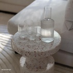 Glas Ripple 4er-Pack 7x9 cm Klar